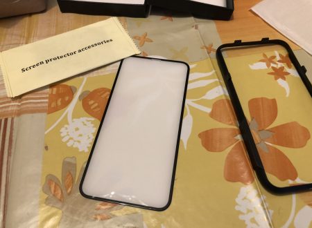 Bovon vetro di protezione per iPhone X con accessorio per l’applicazione Bovon vetro di protezione per iPhone X con accessorio per l’applicazione